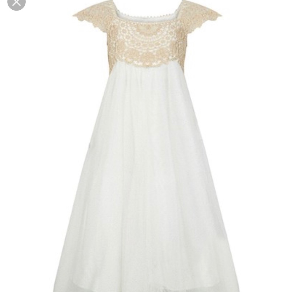 Monsoon - Gold Sparkle Party Gown